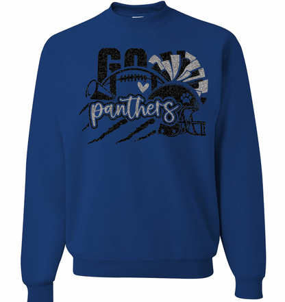 Go Panthers Football, Helmet, Pom - Adult + Youth Sizes