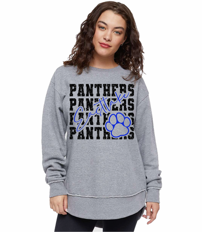 Stacked Panthers Eastlake and Paw - Adult + Youth Sizes