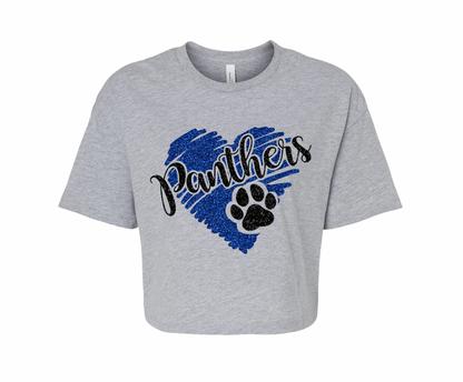 Panthers Heart with Paw - Adult + Youth Sizes