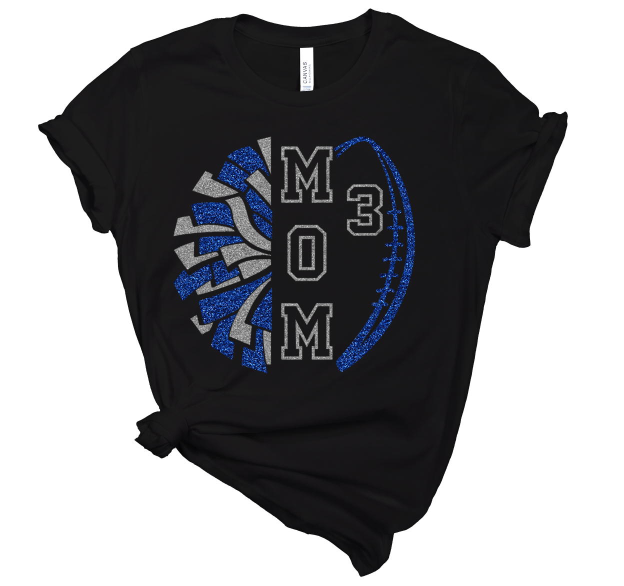 Custom Dad/Mom Football + Cheer with Number