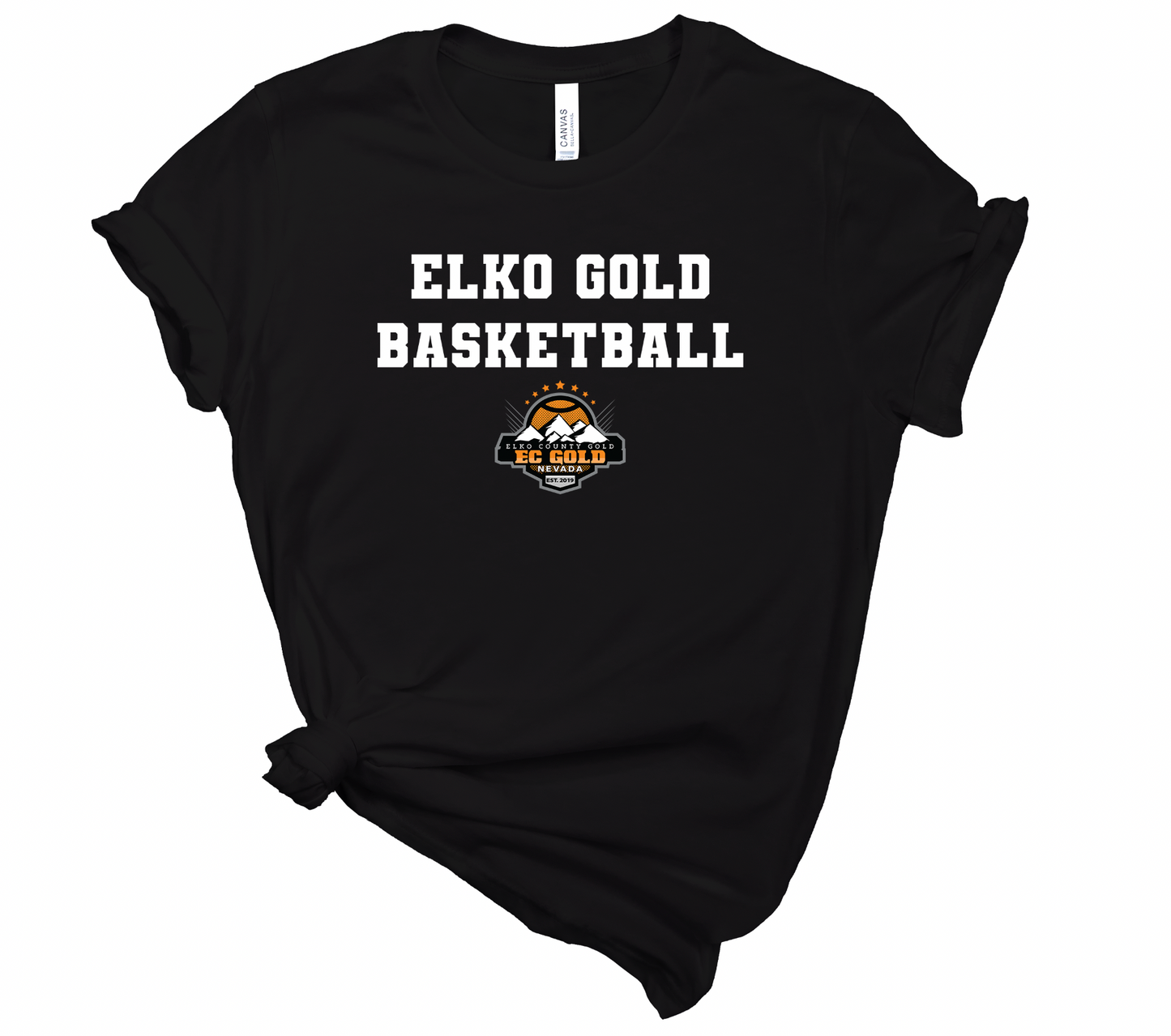 Simple Elko Gold Basketball | Tee, Long Sleeve, Hoodies and Crewnecks