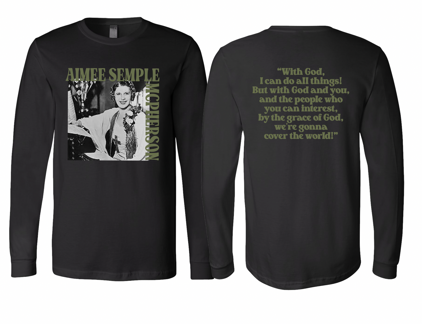 Aimee Semple McPherson Long Sleeve Tee