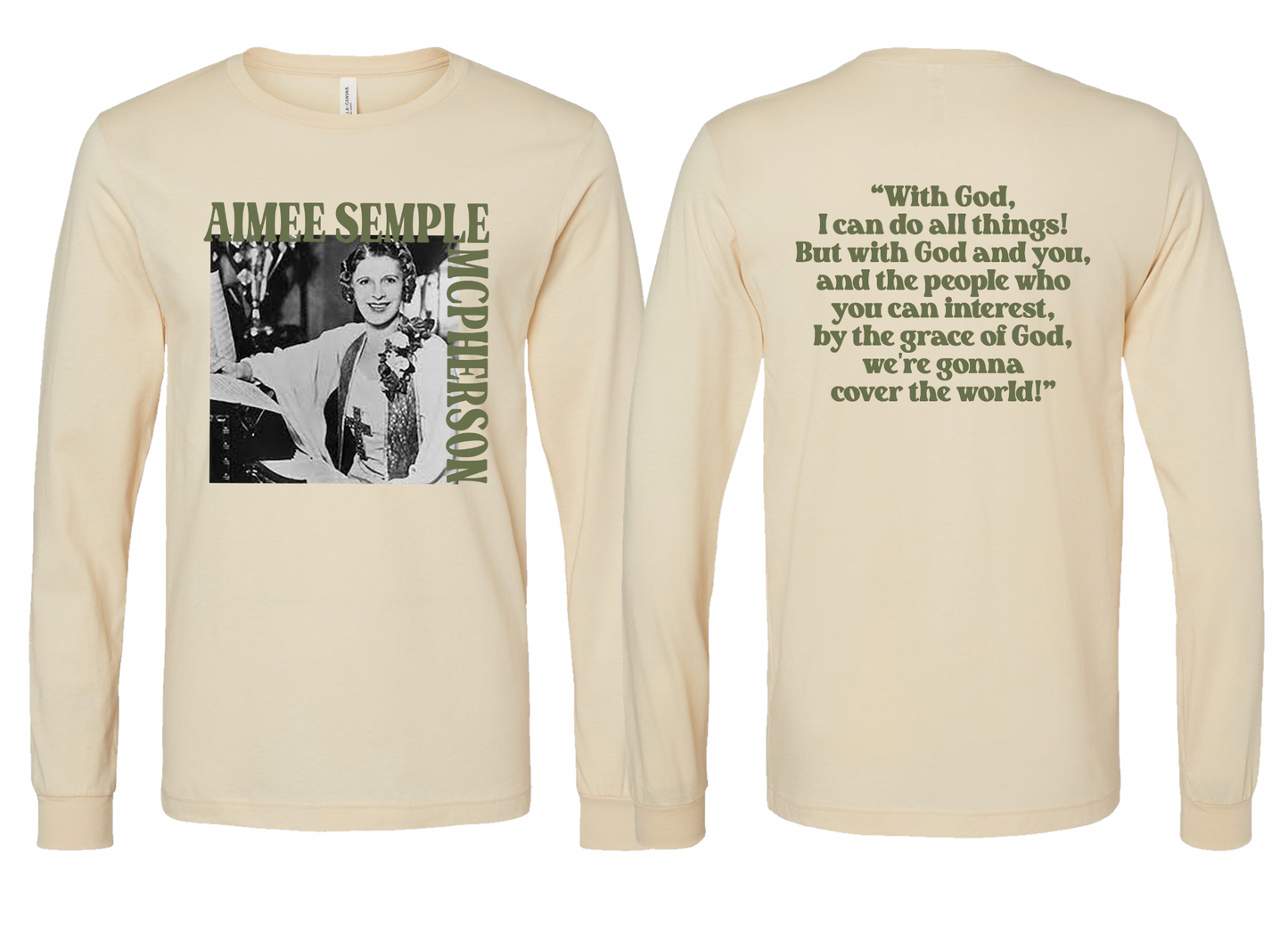 Aimee Semple McPherson Long Sleeve Tee