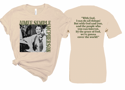 Aimee Semple McPherson Short Sleeve Tee