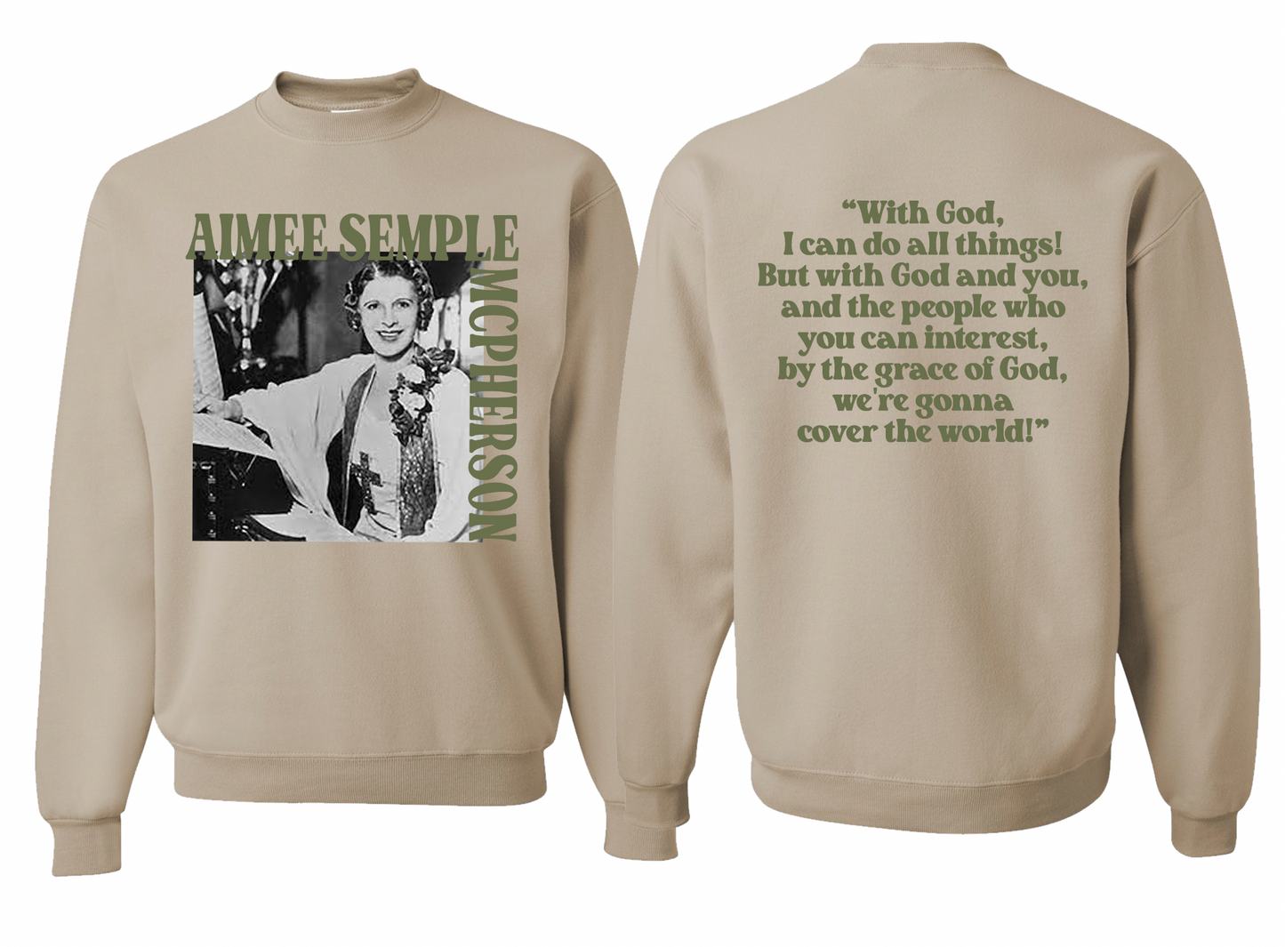 Aimee Semple McPherson Crewneck Sweatshirt