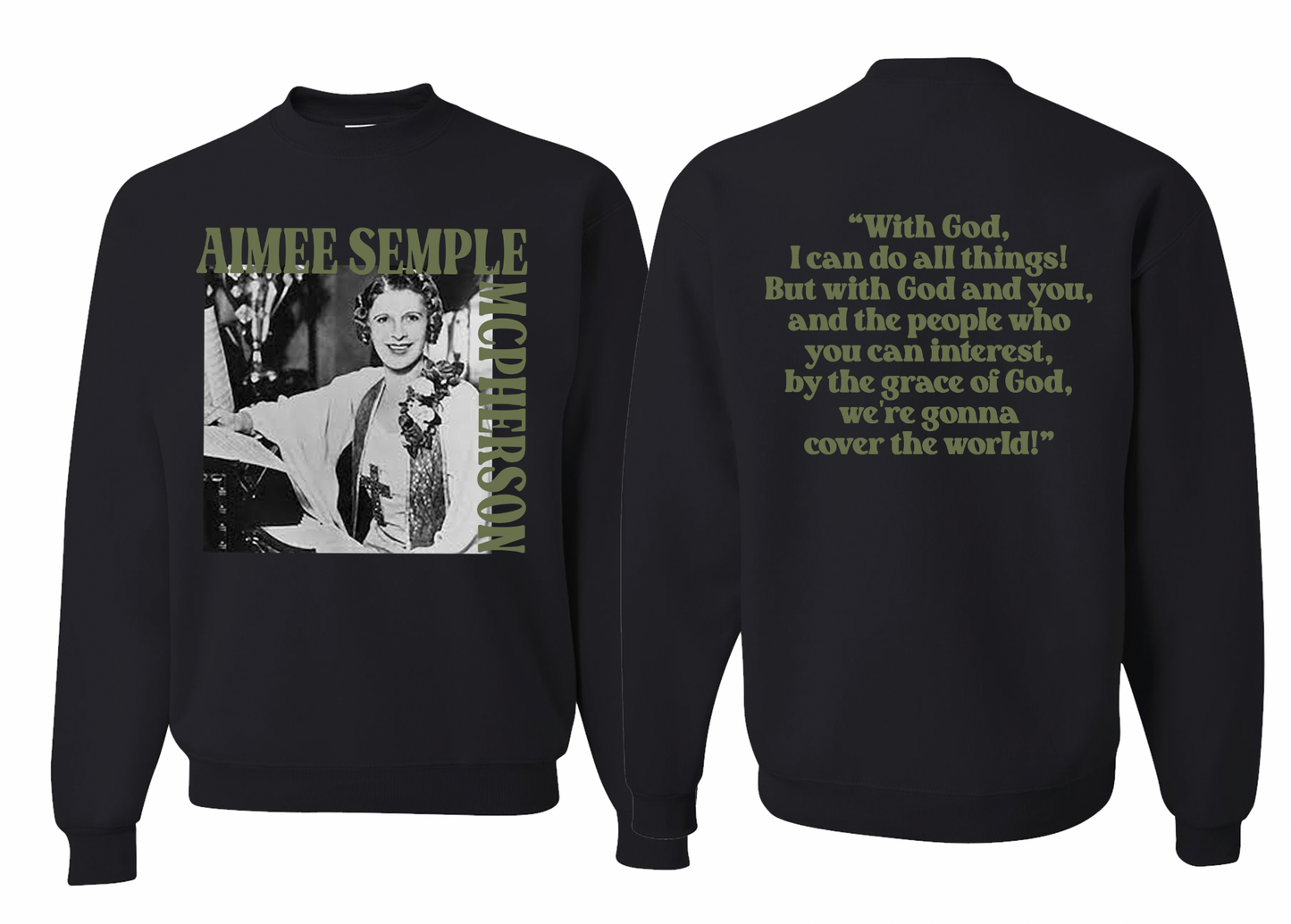 Aimee Semple McPherson Crewneck Sweatshirt