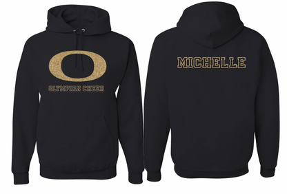 Custom Name O Cheer - Adult Hoodie