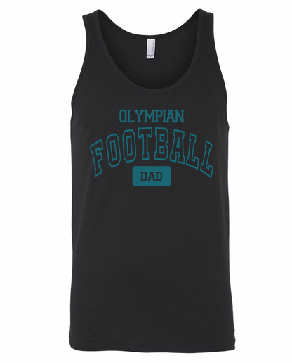 Olympian Football Mom/Dad with Custom Name - Tank, Tee, Crewneck, Hoodie