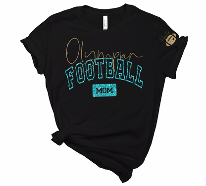 Olympian Football Mom/Dad with Custom Name - Tank, Tee, Crewneck, Hoodie