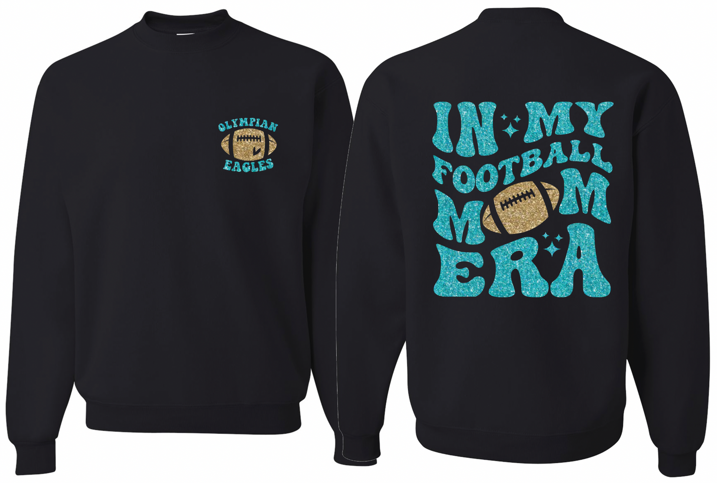 Olympian Eagles In My Football Mom Era - Tank, Tee, Crewneck, Hoodie, Full Zip