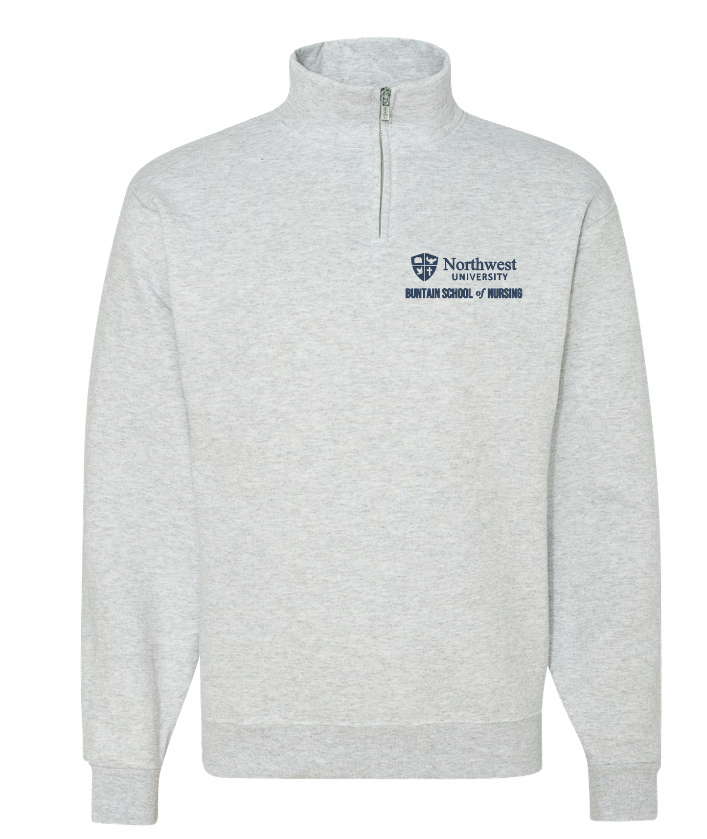 NWU Nursing Logo Embroidered Quarter Zip - 4 Colors