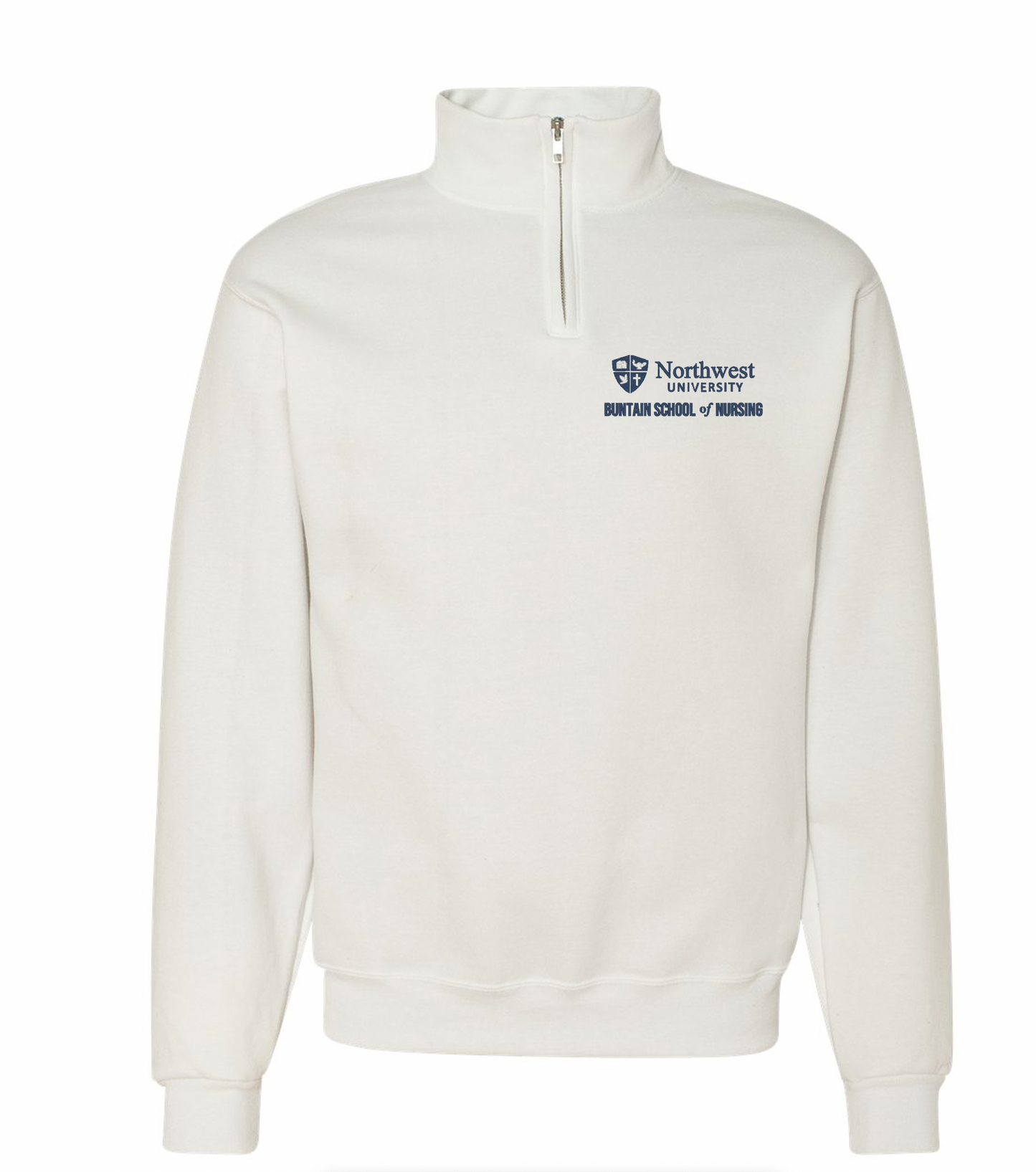 NWU Nursing Logo Embroidered Quarter Zip - 4 Colors