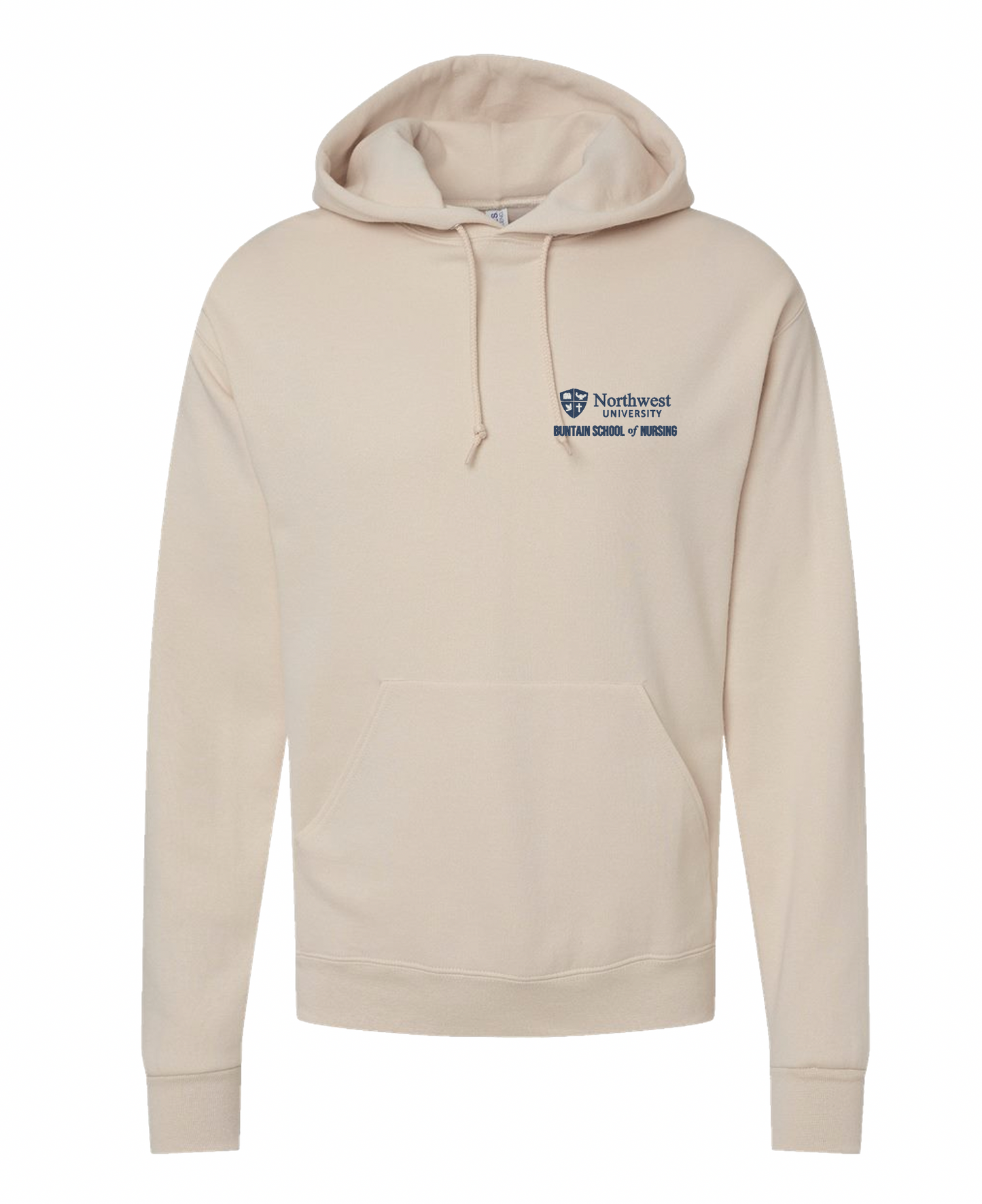 NWU Nursing Logo Embroidered Hooded Sweatshirt - 5 Colors