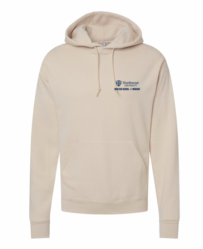 NWU Nursing Logo Embroidered Hooded Sweatshirt - 5 Colors