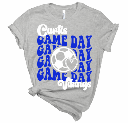 Curtis Vikings Game Day Tees - Youth and Adult Sizes