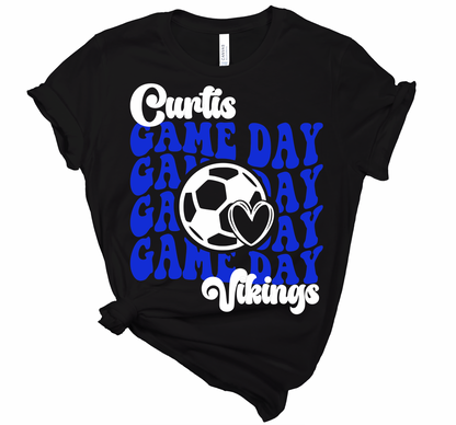 Curtis Vikings Game Day Tees - Youth and Adult Sizes