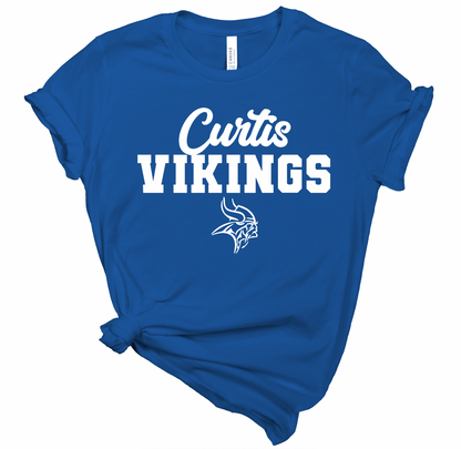 Curtis Vikings Mascot Tees - Youth and Adult Sizes