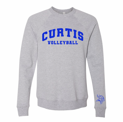 Curtis Vikings Raglan Sweatshirt - Youth and Adult Sizes