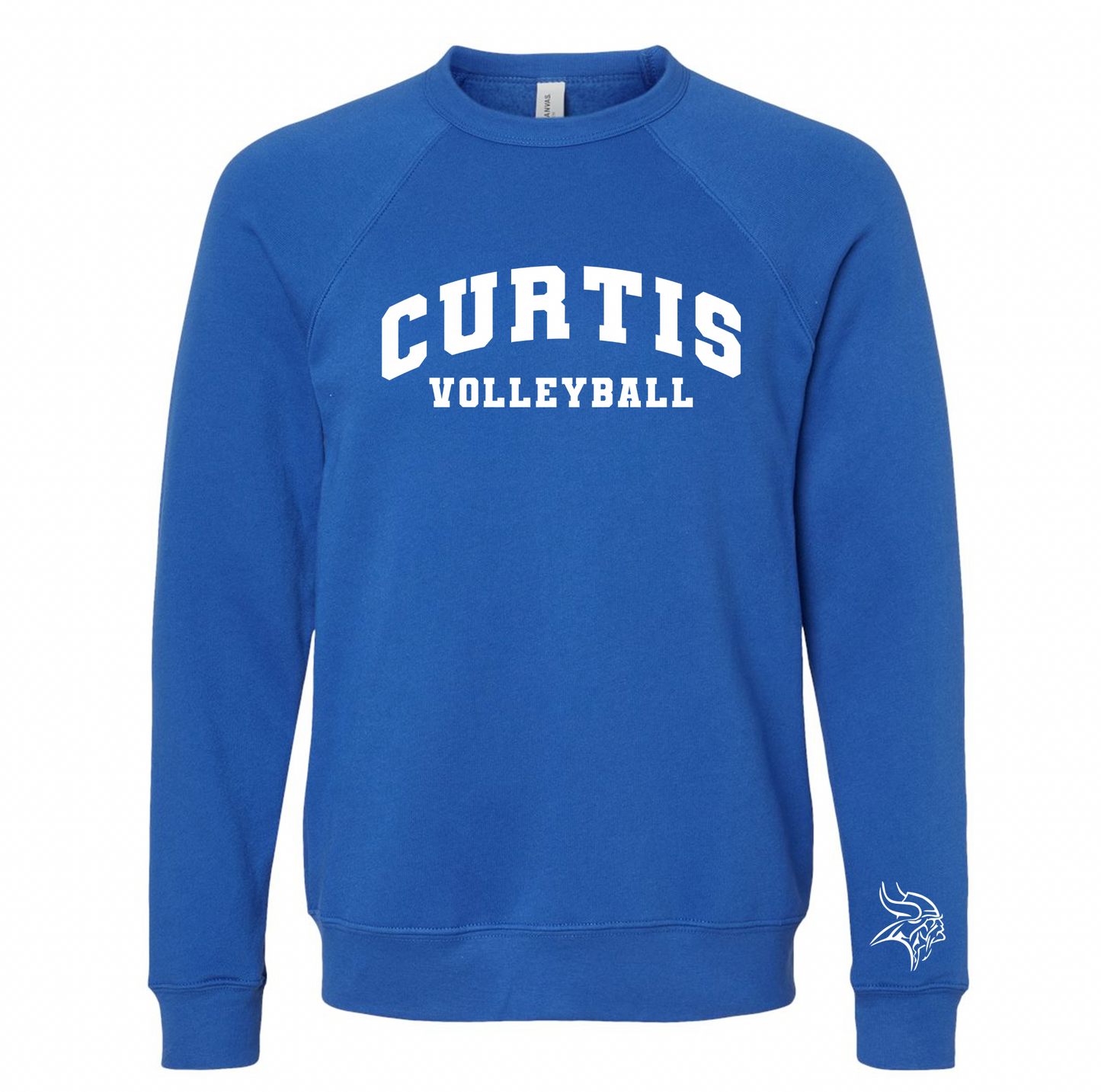 Curtis Vikings Raglan Sweatshirt - Youth and Adult Sizes