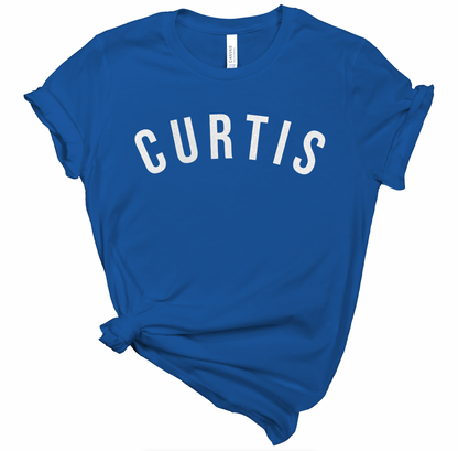 Curtis Simple Curve Tees - Youth and Adult Sizes