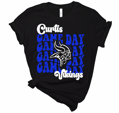 Curtis Vikings Game Day Tees - Youth and Adult Sizes