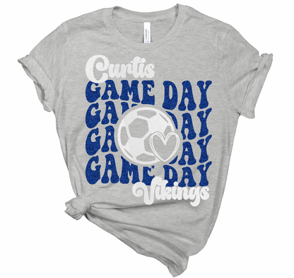 Curtis Vikings Game Day Tees - Youth and Adult Sizes