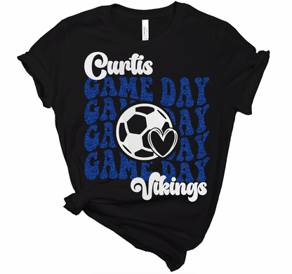 Curtis Vikings Game Day Tees - Youth and Adult Sizes