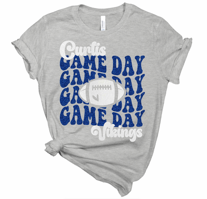 Curtis Vikings Game Day Tees - Youth and Adult Sizes