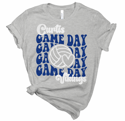 Curtis Vikings Game Day Tees - Youth and Adult Sizes