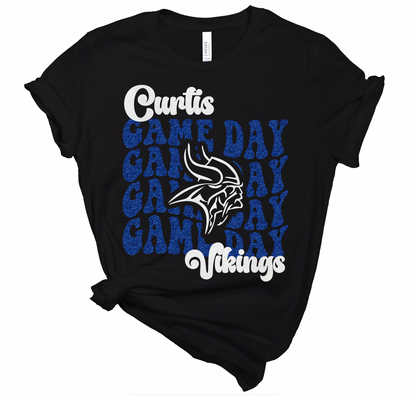 Curtis Vikings Game Day Tees - Youth and Adult Sizes