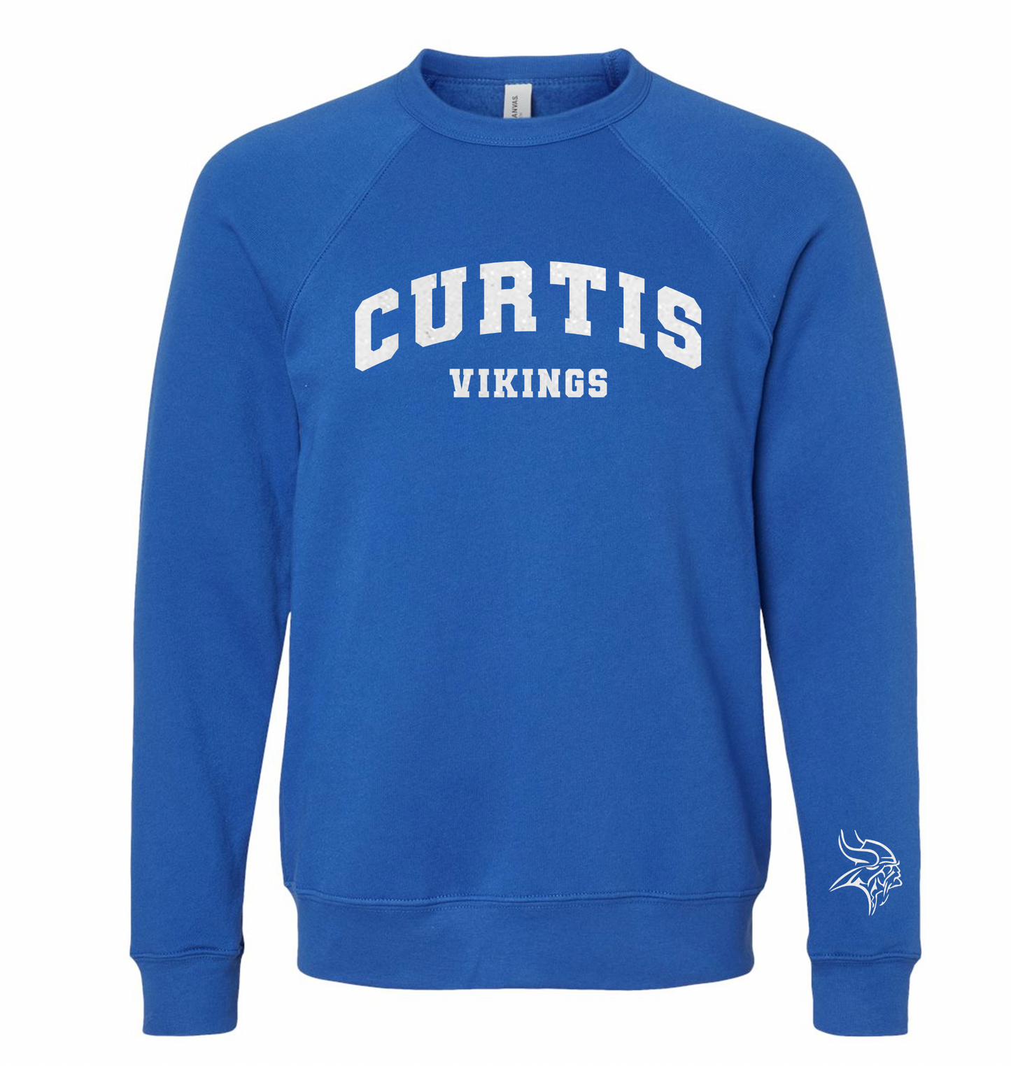 Curtis Vikings Raglan Sweatshirt - Youth and Adult Sizes