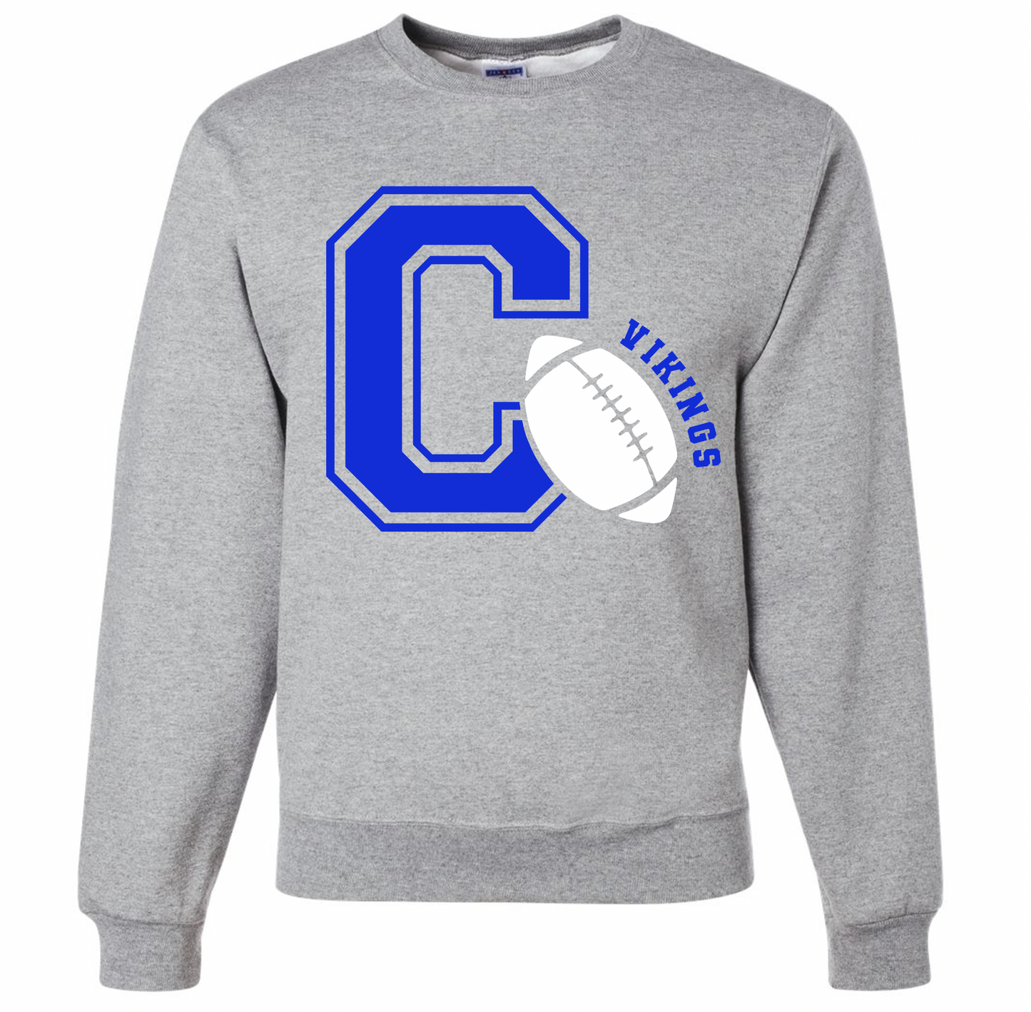 C Vikings Sports Ball Sweatshirt - Youth and Adult Sizes