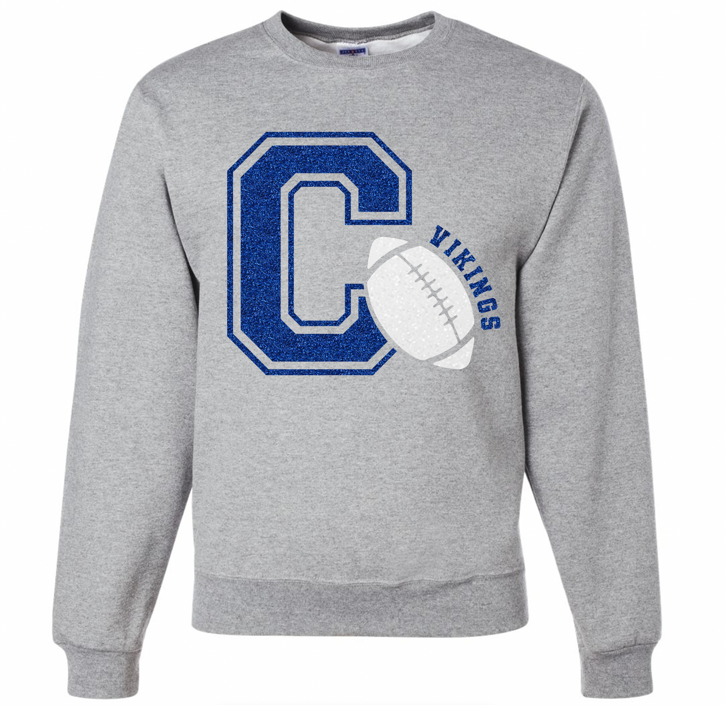 C Vikings Sports Ball Sweatshirt - Youth and Adult Sizes