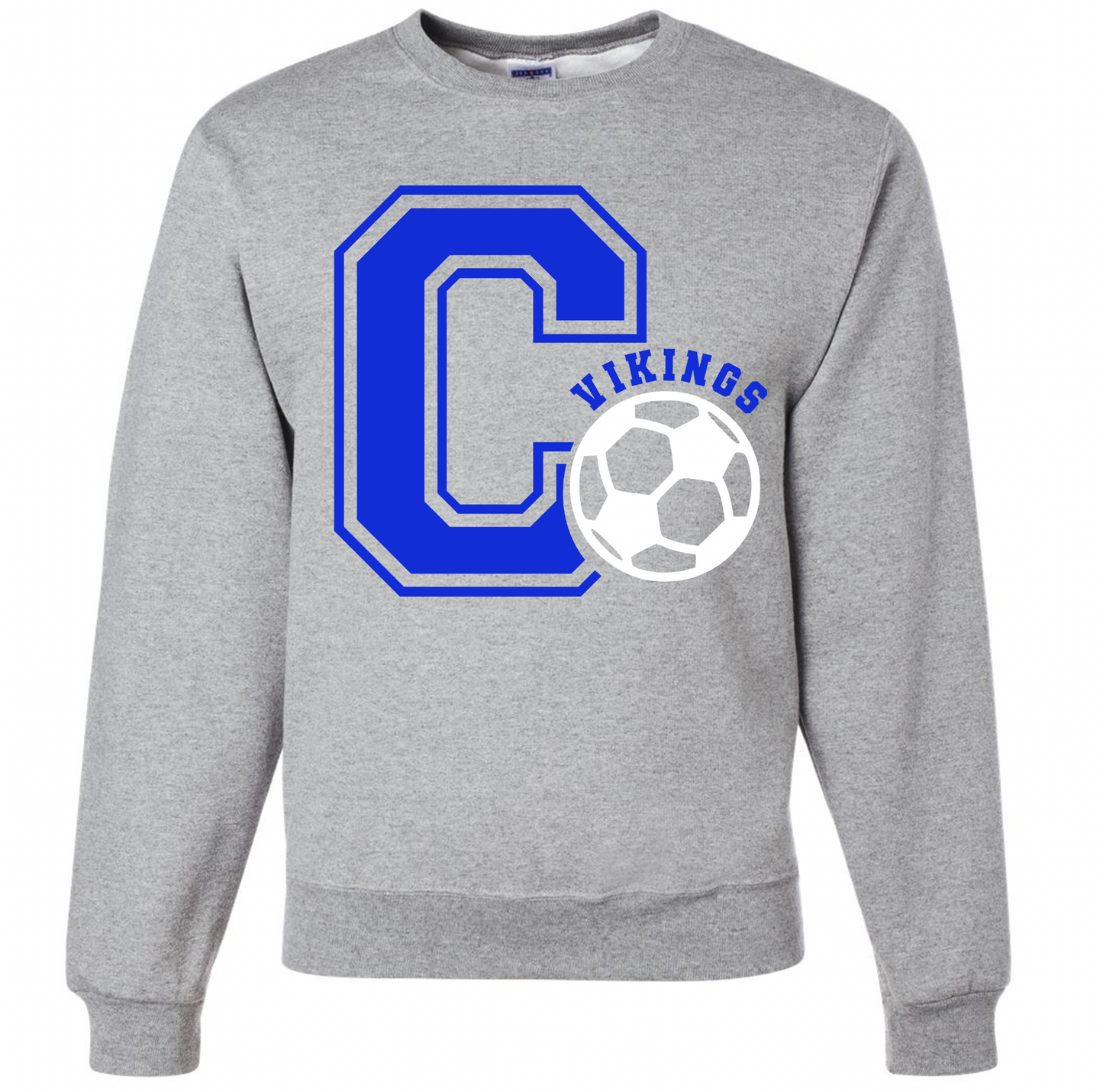 C Vikings Sports Ball Sweatshirt - Youth and Adult Sizes