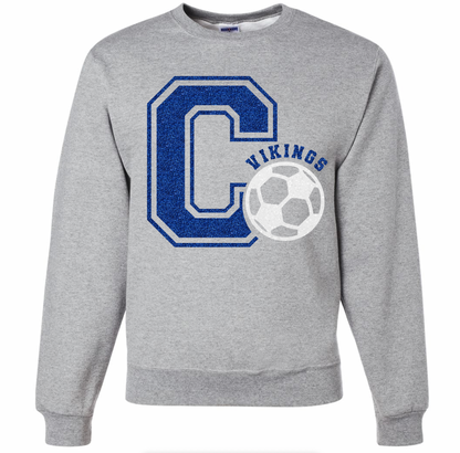 C Vikings Sports Ball Sweatshirt - Youth and Adult Sizes