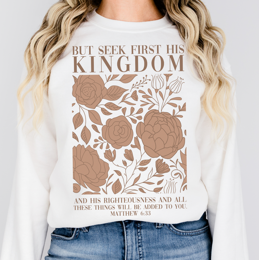 Seek First His Kingdom Matt 6:33