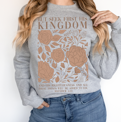 Seek First His Kingdom Matt 6:33