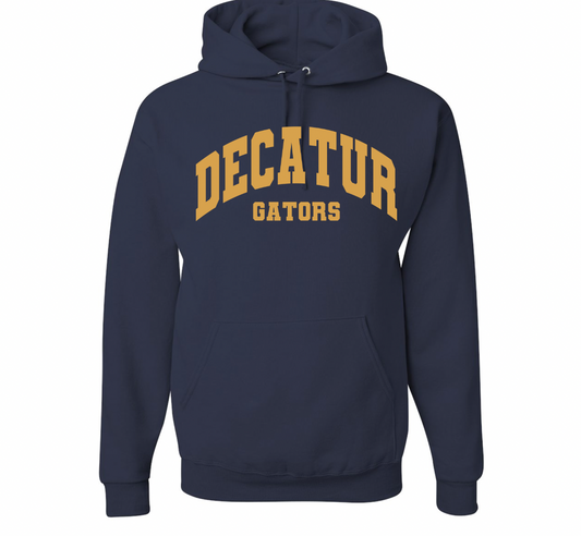 Decatur Gators Varsity Hoodie Solid  - Adult and Youth Sizes