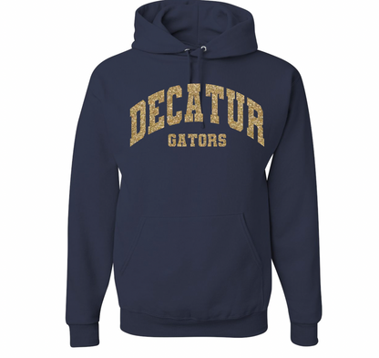 Decatur Gators Varsity Hoodie Glitter  - Adult and Youth Sizes