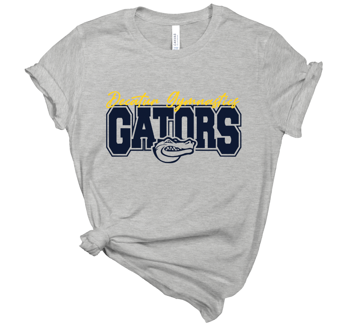 Decatur Gators Gymnastics Tee - Adult and Youth Sizes