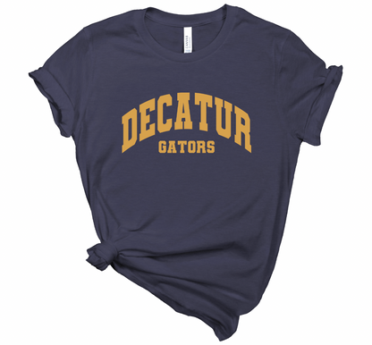 Decatur Gators Varsity Solid Tee - Adult and Youth Sizes