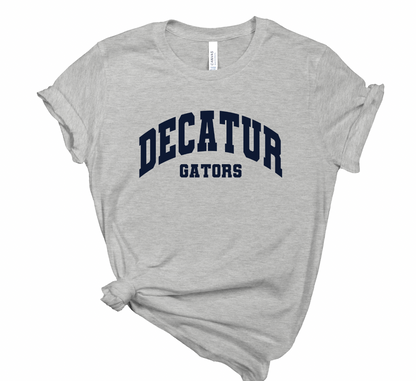 Decatur Gators Varsity Solid Tee - Adult and Youth Sizes
