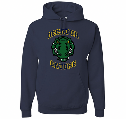 Decatur Gators Mastcot Hoodie  - Adult and Youth Sizes