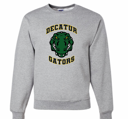 Decatur Gators Mascot Crewneck  - Adult and Youth Sizes