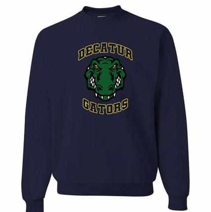 Decatur Gators Mascot Crewneck  - Adult and Youth Sizes