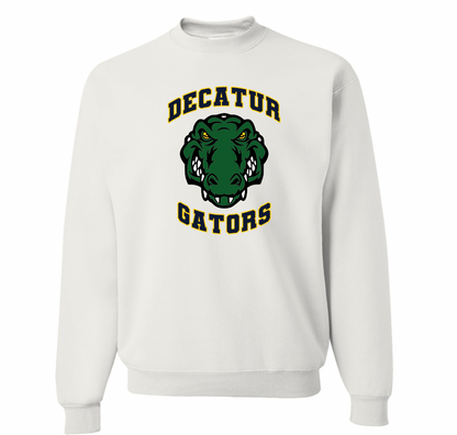 Decatur Gators Mascot Crewneck  - Adult and Youth Sizes