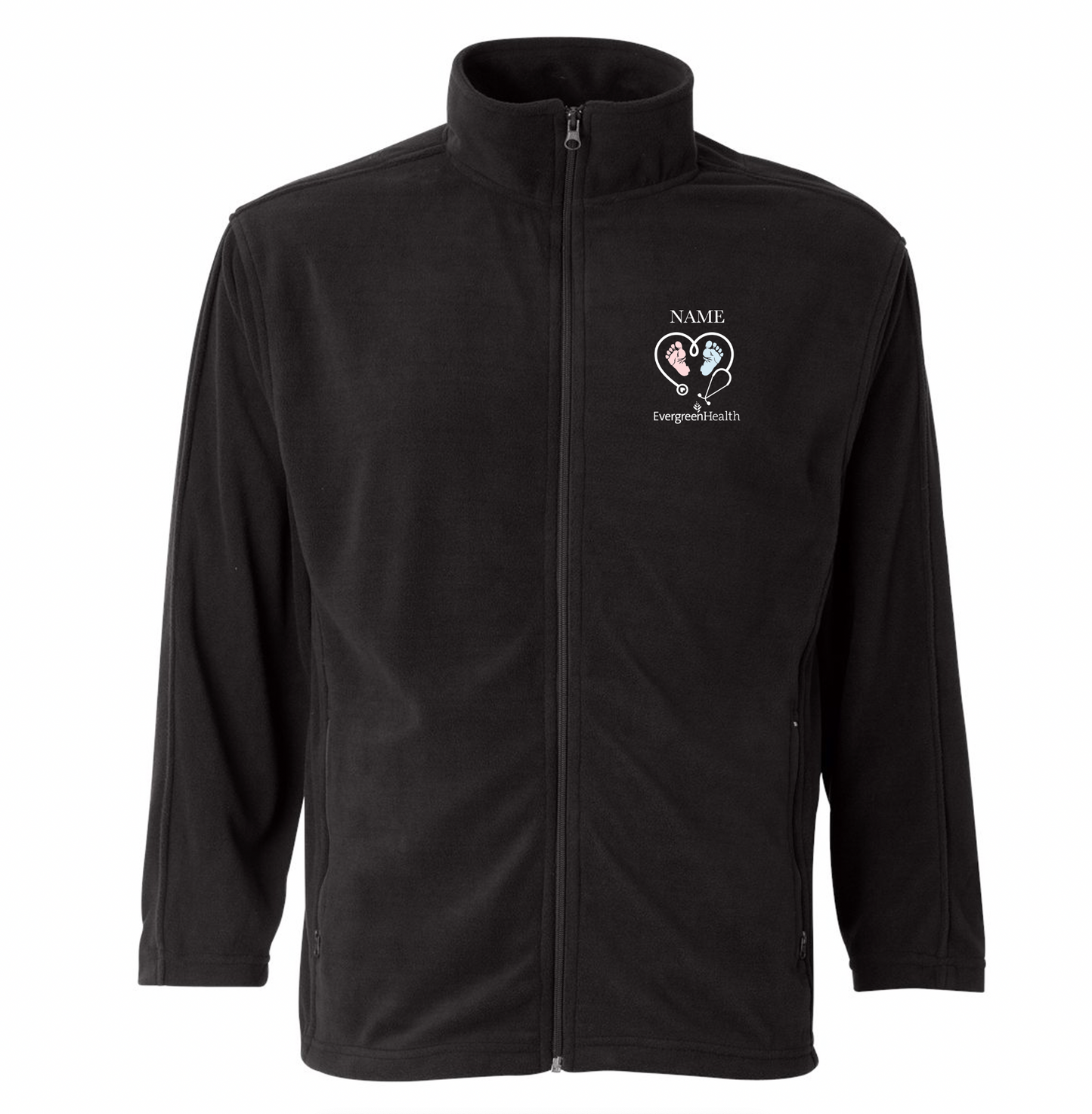 Embroidered Microfleece Men's Jacket