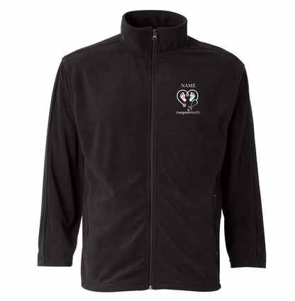 Embroidered Microfleece Men's Jacket