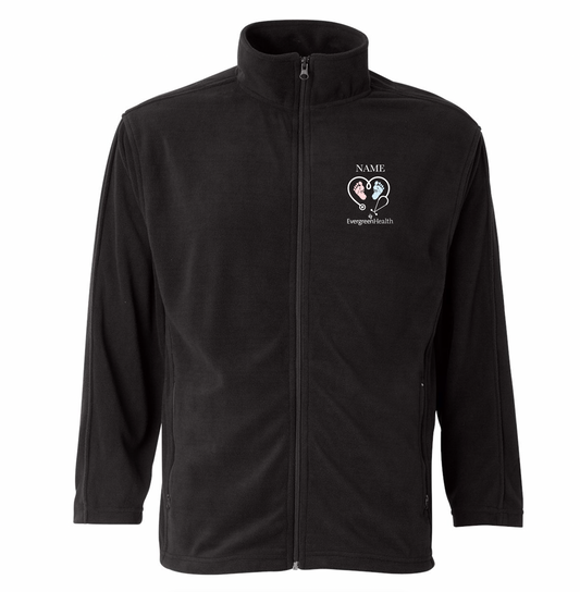 Embroidered Microfleece Men's Jacket