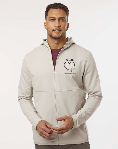 Embroidered Full Zip Performance Jacket